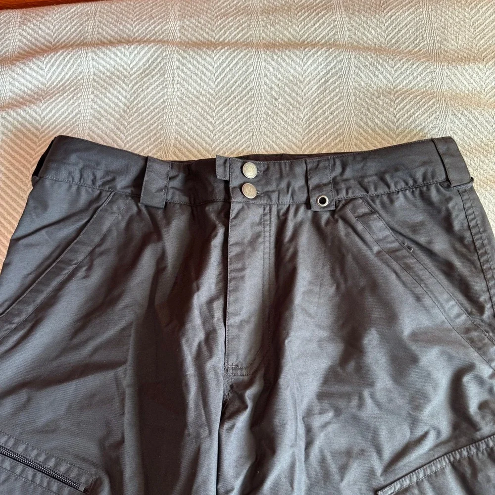 Burton Dryride Snowboard‎ Pants Mens Medium Black Cargo Ski Winter Pants